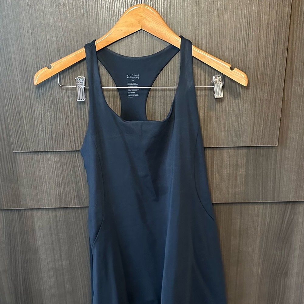 Girlfriend Collective Black Mini Dress